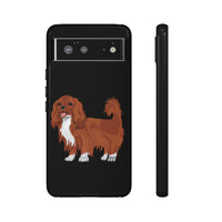 Ruby Cavalier King Charles Spaniel Tough Cases, Matte/Glossy, Outer Shell, 2 Layer Case For Protection, Over 30 Cases!!