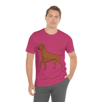 Rhodesian Ridgeback Unisex Jersey Short Sleeve Tee, S - 3XL, 16 Colors, Light Fabric Cotton, FREE Shipping, Made in USA!!