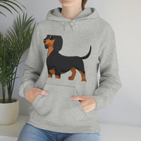 Dachshund Unisex Heavy Blend™ Hooded Sweatshirt, S - 5XL, 13 Colors, Cotton/Polyester, FREE Shipping, Made in USA!!