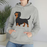 Dachshund Unisex Heavy Blend™ Hooded Sweatshirt, S - 5XL, 13 Colors, Cotton/Polyester, FREE Shipping, Made in USA!!