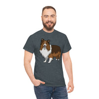 Shetland Sheepdog Unisex Heavy Cotton Tee