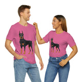 Doberman Pinscher Unisex Jersey Short Sleeve Tee