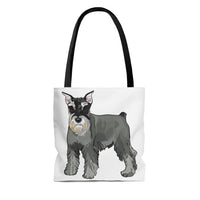 Miniature Schnauzer AOP Tote Bag