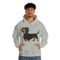 Dachshund Unisex Heavy Blend™ Hooded Sweatshirt, S - 5XL, 13 Colors, Cotton/Polyester, FREE Shipping, Made in USA!!