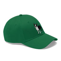 Boston Terrier Unisex Twill Hat, Cotton Twill, Adjustable Velcro Closure, FREE Shipping, Made in USA!!