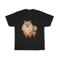 Pomeranian Unisex Heavy Cotton Tee, Made in USA