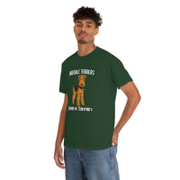 Airedale Terrier Unisex Heavy Cotton Tee, S - 5XL, 14 Colors, Light Fabric, FREE Shipping, Made in USA!!