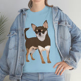 Chihuahua Unisex Heavy Cotton Tee, S - 5XL, 12 Colors, 100% Cotton, Made in the Usa, Free Shipping!!