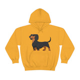 Dachshund Unisex Heavy Blend™ Hooded Sweatshirt, S - 5XL, 13 Colors, Cotton/Polyester, FREE Shipping, Made in USA!!