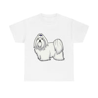 Maltese Unisex Heavy Cotton Tee, S - 5XL, 12 Colors, 100% Cotton, Medium Fabric, FREE Shipping, Made in USA!!