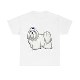 Maltese Unisex Heavy Cotton Tee, S - 5XL, 12 Colors, 100% Cotton, Medium Fabric, FREE Shipping, Made in USA!!