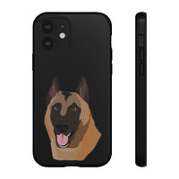 Belgian Malinois Tough Cell Phone Cases, Two Layers, Impact Resistant, Made in USA!!