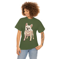 French Bulldog Unisex Heavy Cotton Tee, S - 5XL, 12 Colors, Light Fabric, FREE Shipping, Made in USA!!