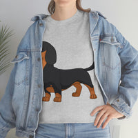 Dachshund Unisex Heavy Cotton Tee, S - 5XL, 12 Colors, Light Fabric, FREE Shipping, Made in USA!!