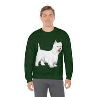 West Highland White Terrier Unisex Heavy Blend™ Crewneck Sweatshirt, S - 5XL, Cotton/Polyester, FREE Shipping, Made in USA!!