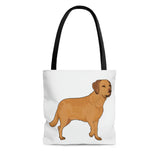 Chesapeake Bay Retriever Tote Bag, 3 Sizes, Polyester, Boxed Corners, Cotton Handles, Double Sided Print, FREE Shipping, Made in USA!!