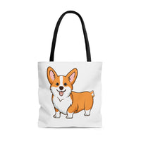 Pembroke Welsh Corgi AOP Tote Bag