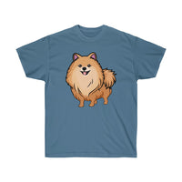 Pomeranian Unisex Ultra Cotton Tee, Made in USA