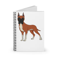 Great Dane Spiral Notebook - Ruled Line