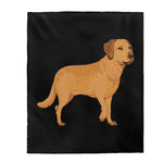 Chesapeake Bay Retriever Velveteen Plush Blanket, 3 Sizes, Polyester, FREE Shipping, Made in USA!!