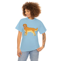 Golden Retriever Unisex Heavy Cotton Tee