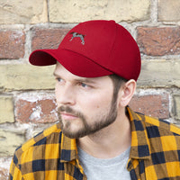 German Shorthaired Pointer Unisex Twill Hat, Cotton Twill, Adjustable Velcro Closure, FREE Shipping, Made in USA!!