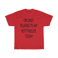 Rottweiler Unisex Heavy Cotton Tee