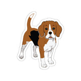 Beagle Die-Cut Stickers, Water Resistant Vinyl, 5 Sizes, Matte Finish, Indoory/Outdoor, FREE Shipping, Made in USA!!