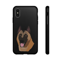Belgian Malinois Tough Cell Phone Cases, Two Layers, Impact Resistant, Made in USA!!