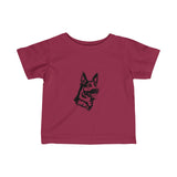 German Shepherd Infant Fine Jersey Tee