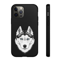 Siberian Husky Tough Cell Phone Cases, 33 Types of Cases, 2 Layer Case, Impact Resistant, FREE Shipping, Made in USA!!