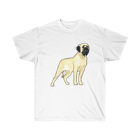 Mastiff Unisex Ultra Cotton Tee, 14 Colors Available, S-5XL, 100% Cotton, Made in the Usa!!