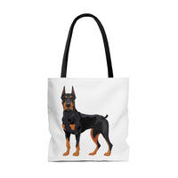 Doberman Pinscher AOP Tote Bag