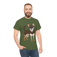 Chihuahua Unisex Heavy Cotton Tee, S - 5XL, 12 Colors, 100% Cotton, Made in the Usa, Free Shipping!!