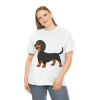 Dachshund Unisex Heavy Cotton Tee, S - 5XL, 12 Colors, Light Fabric, FREE Shipping, Made in USA!!