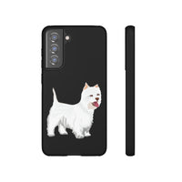 West Highland White Terrier Tough Cell Phone Cases, Impact Resistant, Matte or Glossy, FREE Shipping, Made in USA!!