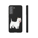 West Highland White Terrier Tough Cell Phone Cases, Impact Resistant, Matte or Glossy, FREE Shipping, Made in USA!!