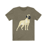 Mastiff Unisex Jersey Short Sleeve Tee, S-3XL, 17 Colors Available, Soft Cotton, Made in the USA!!