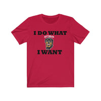 I Do What I Want Rottweiler Unisex Jersey Short Sleeve Tee