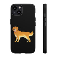 Golden Retriever Cell Phone Cases, Samsung, iPhone, Google, Impact Resistant, Dual Layer for Protection, FREE Shipping, Made in USA!!