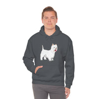 West Highland White Terrier Unisex Heavy Blend™ Hooded Sweatshirt, S - 5XL, Cotton/Polyester, FREE Shipping, Made in USA!!
