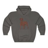 Vizsla Unisex Heavy Blend Hooded Sweatshirt, 11 Colors, S - 5XL, FREE Shipping, Made in the Usa!!