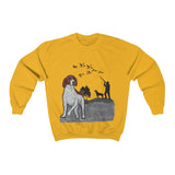 German Shorthaired Pointer Unisex Heavy Blend™ Crewneck Sweatshirt