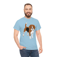 Beagle Unisex Heavy Cotton Tee, Made in the USA!!