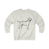 Labrador Retriever Sweatshirt, Unisex Heavyweight Fleece Crew