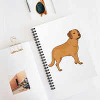 Chesapeake Bay Retriever Spiral Notebook - Ruled Line, 118 pages, shopping, school notes, poems, song, FREE Shipping, Made in USA!!