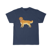 Golden Retriever Men's Short Sleeve Tee, S - 5XL, Preshrunk Cotton, Light Fabric, Relaxed Fit, FREE Shipping, Made in USA!!