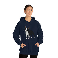 Boston Terrier Unisex Heavy Blend™ Hooded Sweatshirt, S - 5XL, 12 Colors, Cotton/Polyester, FREE Shipping, Made in USA!!