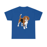 Beagle Unisex Heavy Cotton Tee, Made in the USA!!