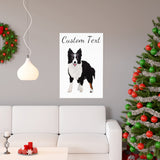 Border Collie Premium Matte vertical posters, 7 Sizes, Customizable, Personalized, FREE Shipping, Made in the USA!!